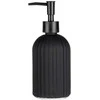 Skysto muilo dozatorius 400 ml stiklinis juodas