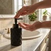 Vilde Stiklinis muilo dozatorius 330 ml Juodas