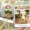 Outsunny Sodo ornamentas "Mergaitė su vazonu", oro sąlygoms atspari sodo statula