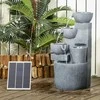 Dekoratyvinis sodo fontanas su LED apšvietimu 31 x 27 x 57 cm