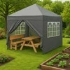 MultiGarden Sodo palapinė 3x3m. pilka + 4 sienos