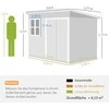 Sodo sandėliukas 260 × 177 × 190 cm