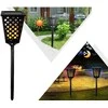 Solar garden lamp torch lantern sensor