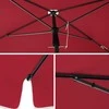 Songmics Skėtis 200 x 125 cm sulankstomas