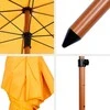 Ambiance Sodo Parasol 200 cm - Geltonas, reguliuojamo aukščio, stabilus