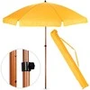 Ambiance Sodo Parasol 200 cm - Geltonas, reguliuojamo aukščio, stabilus