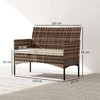 Sodo sofa 115 x 63 x 85 cm 2 vietų