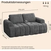Songmics Sofa be rėmo, modulinė 176 × 92 × 85 cm