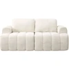 Songmics Sofa be rėmo, modulinė, balta, 176 × 92 × 85 cm