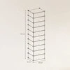 SONGMICS modulinė lentyna su 10 skyrių, juoda, 173 cm