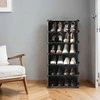 SONGMICS modulinė lentyna su 10 skyrių, juoda, 173 cm