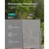 Songmics Šoninė markizė su plienine dėže, atspari rūdims ir ištraukiama