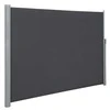 Songmics Šoninis tentas 200 x 400 cm sodo antracitas