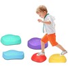 Lean Toys Spalvoti balansavimo akmenukai vaikams 5 vnt.
