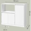 Songmics Spintelė 40 x 90 x 90 cm