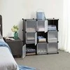 Songmics Spintelė 93 x 31 x 93 cm 9 skyreliai
