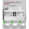 Songmics Vasagle Waschbeckenschrank mit Lamellentüren