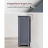 Songmics Vasagle Šoninė spintelė su 4 stalčiais