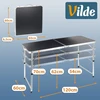 Stalas 120x60x54/62/70 cm