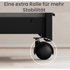 Songmics Stalčių spintelė juoda