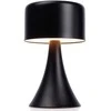 Home Styling Collection Juoda metalinė LED stalinė lemputė be laido 20,5 cm