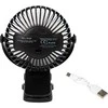 Blow Stalinis ventiliatorius su segtuku 10cm USB + baterija, juodas