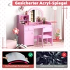 Staliukas ir kėdė Rožinė 2 vnt.