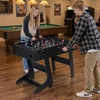 Stalo futbolas juoda/natūrali