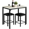 Stalo komplektas 90 x 60 x 82 cm 3 vnt.