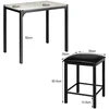 Stalo komplektas 90 x 60 x 82 cm 3 vnt.