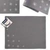 Bertoni Arco Orion Stalo kilimėlis Stačiakampis Pilkas 33,5x26 cm Su Sniego Pūku