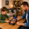 Lean Toys Stalo pinbolo žaidimas su elektroniniu taškų skaitikliu, 42 x 26,5 x 25 cm