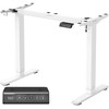 Songmics Stalo rėmas 59,6 × (90-140) × (72-120) cm
