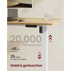 Songmics Stalo rėmas 59,6 × (90-140) × (72-120) cm