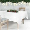 Excellent Houseware Balta staltiesė 220x150 cm, atspari dėmėms