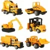 Statybinės technikos automobilių komplektas 6 vnt