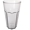 Stiklinė gėrimams 700 ml, skaidri su juodu atspalviu, 10 × 10 × 16 cm