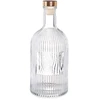 Stiklinė gertuvė su kamščiu, skaidri, 500 ml