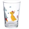 Stiklinė su dinozaurų raštu, skaidri, 200 ml