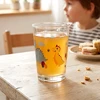 Stiklinė su dinozaurų raštu, skaidri, 200 ml