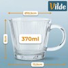Stiklinės kavai ir arbatai 370 ml 6 vnt.
