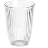 Stiklinės rumbuoto stiklo, 330 ml, skaidrios, 8,5 × 8,5 × 12 cm, 6 vnt.