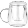 Stiklinis arbatos puodelis su sieteliu Vilde 400 ml