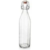 Excellent Houseware Orion Buteliukas stiklena 1 L su klipsem