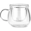 Stiklinis puodelis su arbatinuku Vilde 400 ml