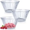 Excellent Houseware Stikliniai dubenėliai 3 vnt. 11,5 cm, 270 ml