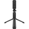 Stovas „Crong SelfieGo Lite“ – kompaktiškas „Bluetooth“ asmenukių lazdos trikojis (juodas)