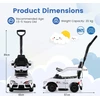Stumdomas automobilis baltas