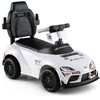 Stumdomas automobilis baltas
