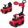 Stumdomas automobilis raudonas